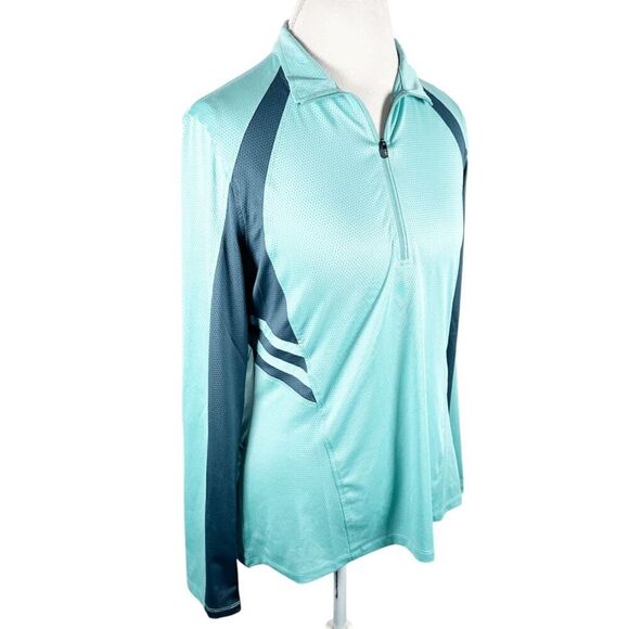 Kerrits Equestrian Zip Performance Pullover UPF 30+ Horse Riding Top Size L NEW - Picture 2 of 10